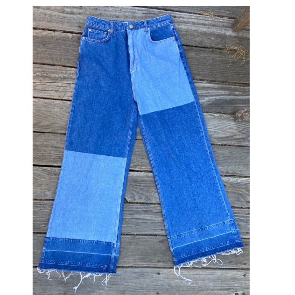 Free people wide leg jeans